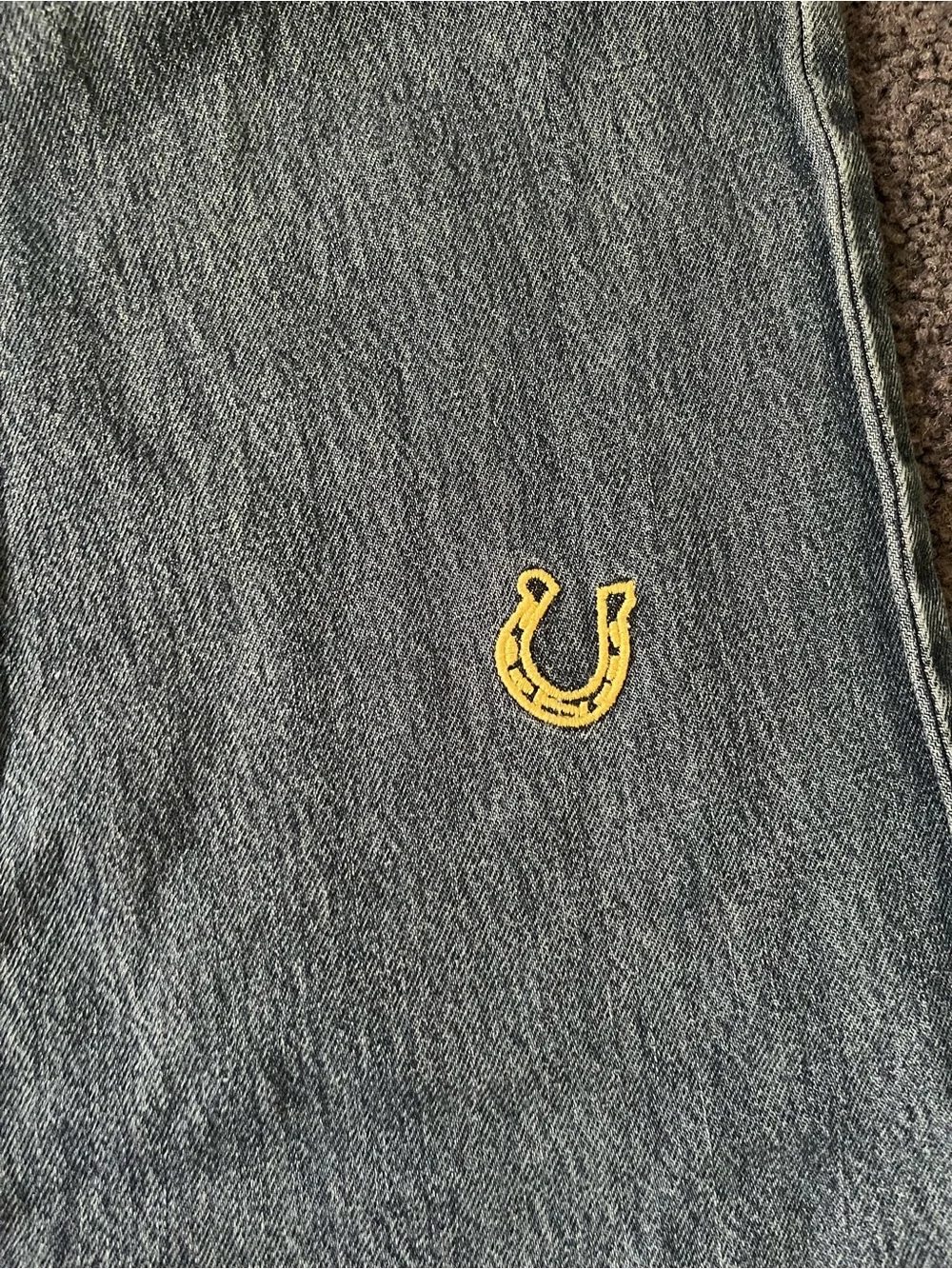 Old Navy Baggy Flare Jeans with Western Embroidery Accents
